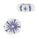 Czech bloem kraal 9mm White light sapphire 03000/54325